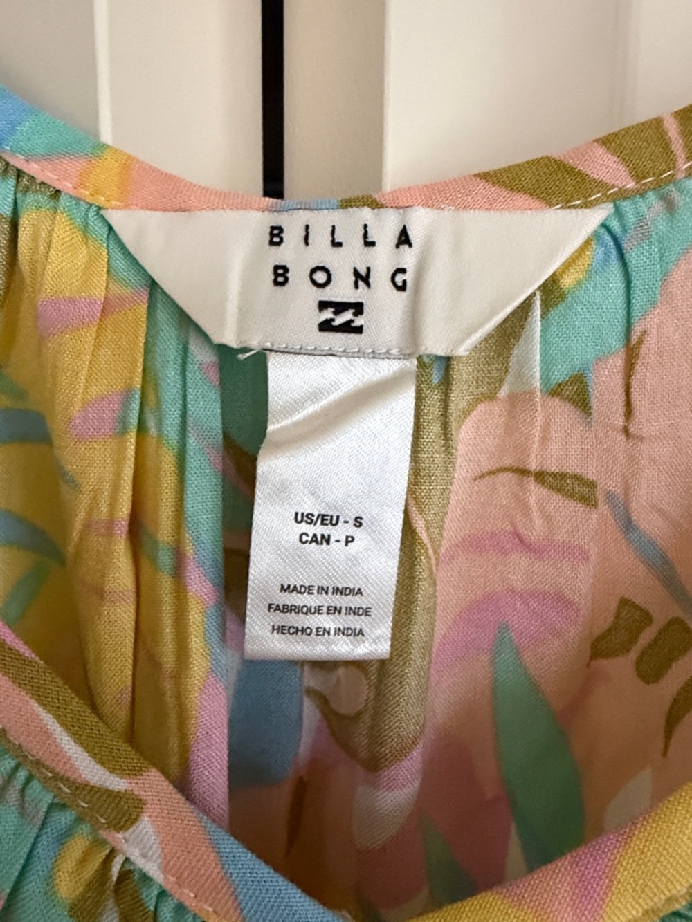 Billabong Pastel Floral Ruffle Sundress - Picture 6 of 6